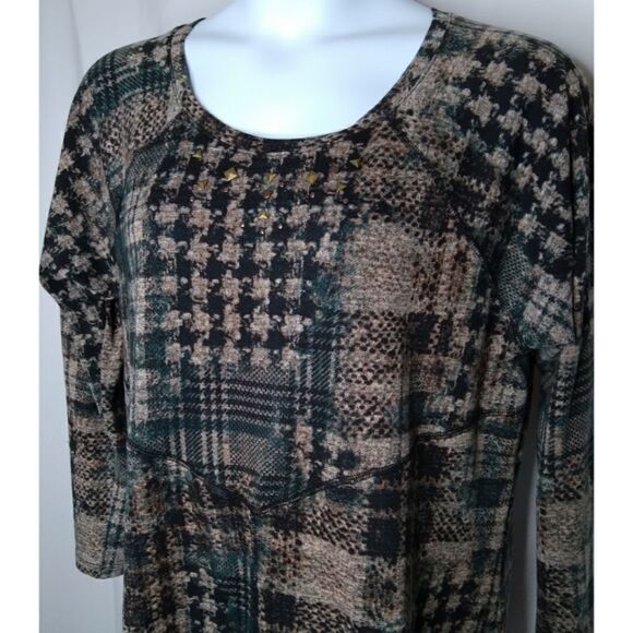 CATO Mixed Print Casual Top 2X - Picture 1 of 12